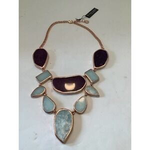 VINCE CAMUTO SEMI PRECIOUS STONE NECKLACE NWT